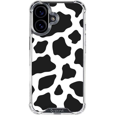 Cow Print iPhone 16 Clear Case